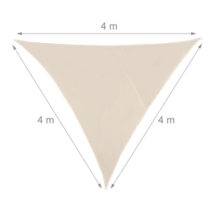 Sun sail triangular beige
