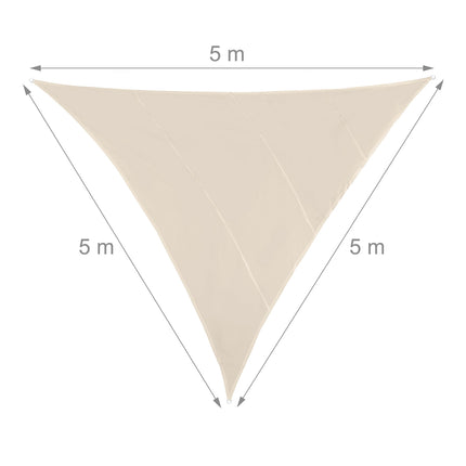 Sun sail triangular beige