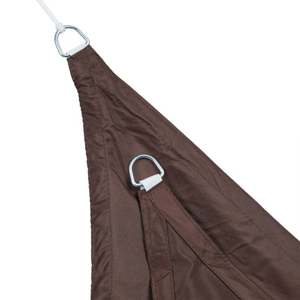 Sun sail triangular brown