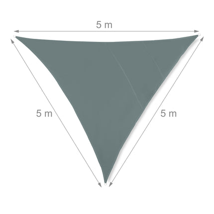 Sun sail triangular grey