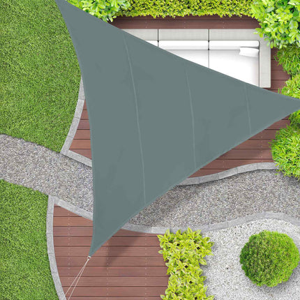 Sun sail triangular grey