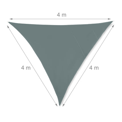 Sun sail triangular grey