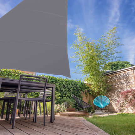 Sun sail triangular grey