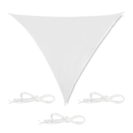 Sun sail triangular white