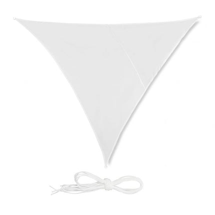 Sun sail triangular white