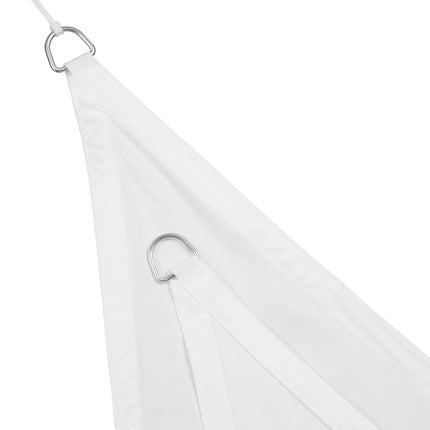 Sun sail triangular white