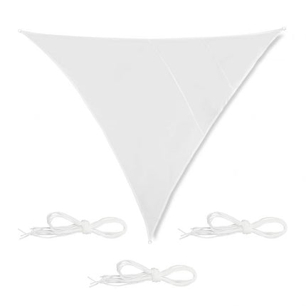 Sun sail triangular white