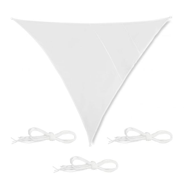 Sun sail triangular white