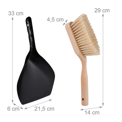 Sweeping set wood &amp; metal