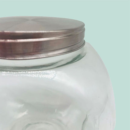 Sweet Jars Set of 6, 480ml Glass Containers