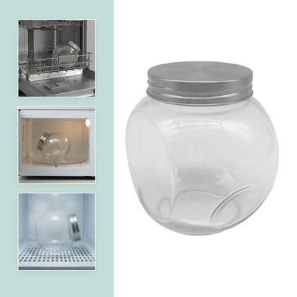 Sweet Jars Set of 6, 480ml Glass Containers