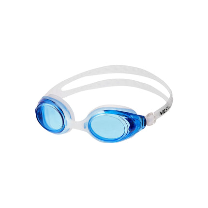 Swimming Goggles, Anti-Fog, UV Protection, White/Blue