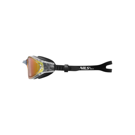 Swimming Goggles, Black/Rainbow, Anti-Fog, UV Protection