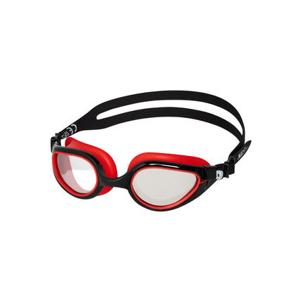 Swimming Goggles, Black/Red, Anti-Fog, UV Protection