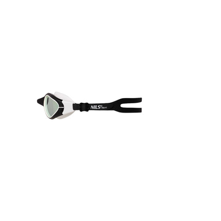Swimming Goggles, Black/White, Anti-Fog, UV Protection