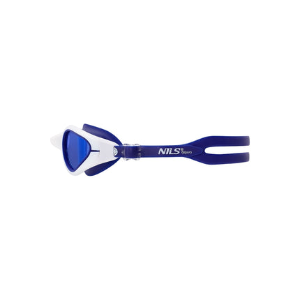 Swimming Goggles, Blue/White, Anti-Fog, UV Protection