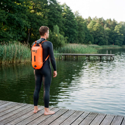 Swimming Safety Buoy With 28L Dry Bag, Backpack