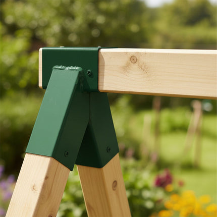Swing Frame Connector, Steel, Weatherproof, 90x90 mm