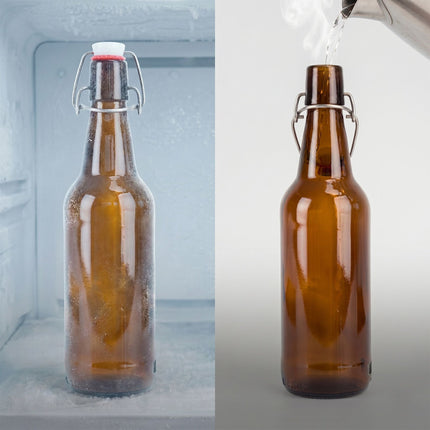 Swing-Top Glass Bottles Set Of 6 – Refillable, Airtight