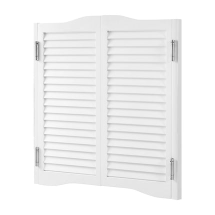 Swinging Cafe Doors 36x36 In, Pine, Double-Action, White