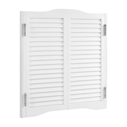 Swinging Cafe Doors, Double-Action Pine, 32x36 in, White