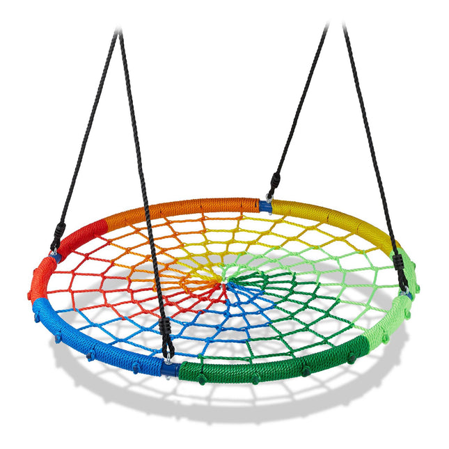 Schommel met kleurrijk nest 100 cm D