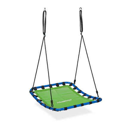 Swing with square nest in green