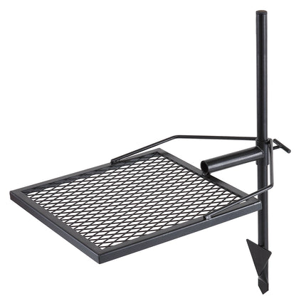 Swivel Campfire Grill, Heavy-Duty Steel, Adjustable Height