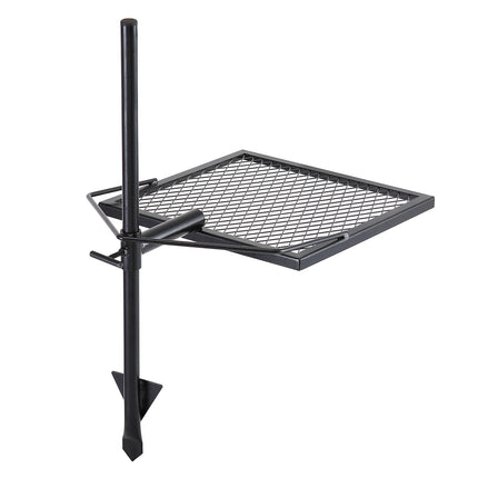 Swivel Campfire Grill, Heavy-Duty Steel, Adjustable Height