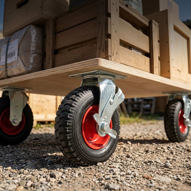Swivel Castor Wheel with Brake, 120kg Load Capacity