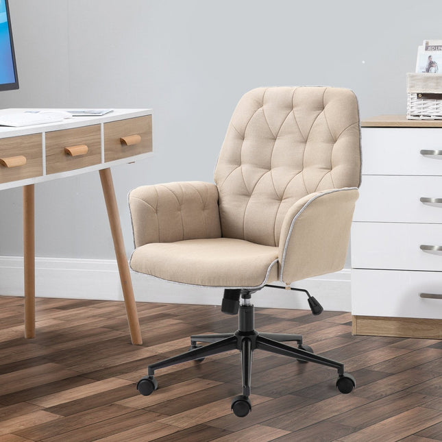 Ergonomic swivel office chair, height adjustable foam
