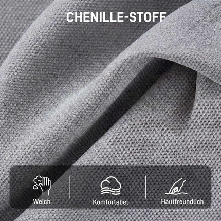 Swivel Lounge Chair, Chenille Fabric, 70 cm Seat