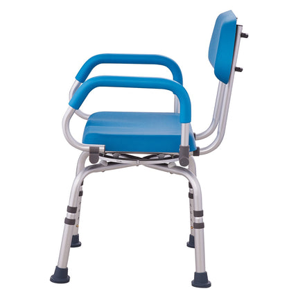 Swivel Shower Chair 360, Adjustable Height, 300 lb Capacity