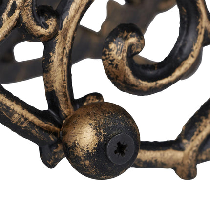 Swivel cast iron hose holder