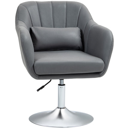 Adjustable Swivel Office Chair, Dark Grey, 60 x 60 x 79-91 cm