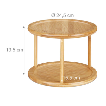 Swivel kitchen shelf