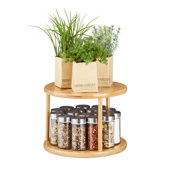Swivel kitchen shelf