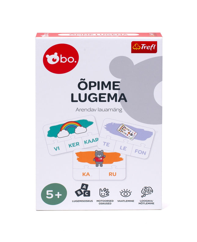 Syllables Educational Board Game for Learning Estonian Language