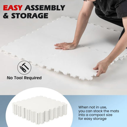 Synthetic Ice Tiles 10-Pack, UHMW-PE, 46.5 cm