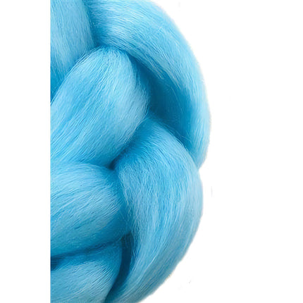 Synthetic hair braids - blue
