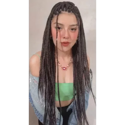 Synthetic hair braids brown Soulima 23567