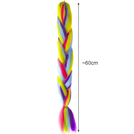 Synthetic hair rainbow braids Soulima 23571