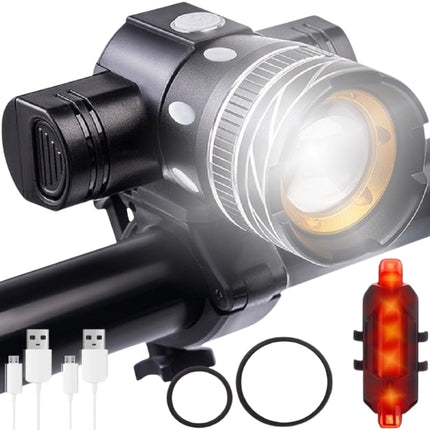 T6 USB bicycle light + rear light