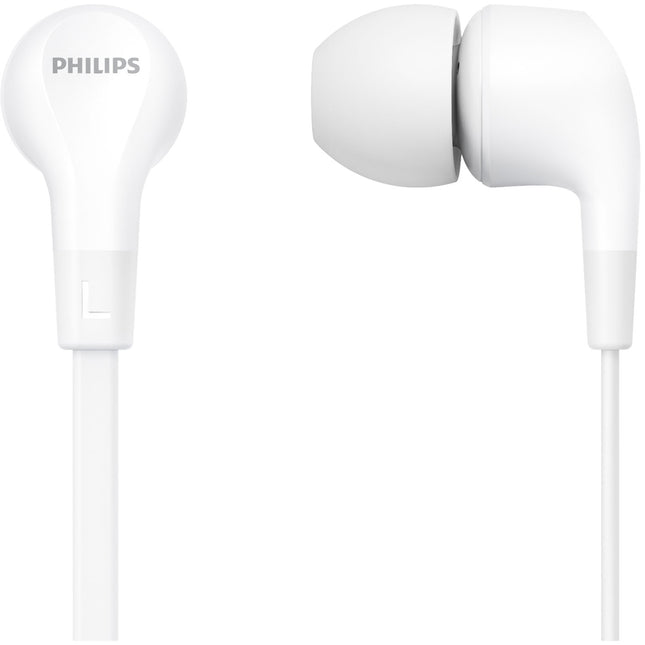 TAE1105WT Wired in-ear headphones with built-in remote control. White.