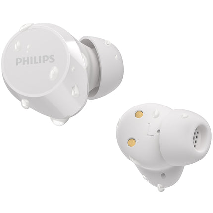 TAT1209WT True Wireless Headphones. Small and comfortable. 6+18 hours of playing time. IPX4 class. White.