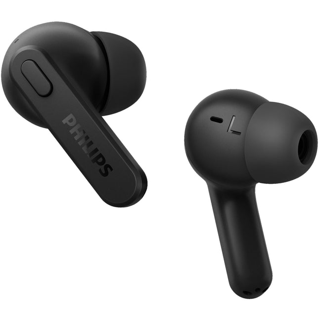 TAT2206BK True Wireless Headphones, IPX4 class (splash and sweat resistant) 6+18 hours play time. Black.