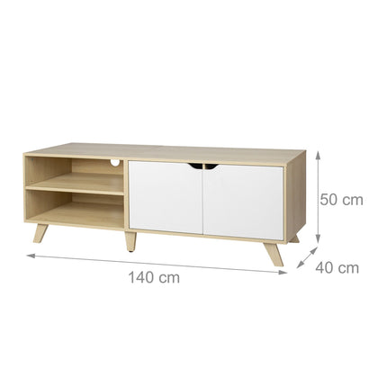 TV Cabinet, 6 Compartments, Fits TVs Up to 60 Inches