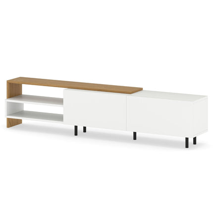 TV Stand for 80-Inch TVs with Shelves and Cabinets
