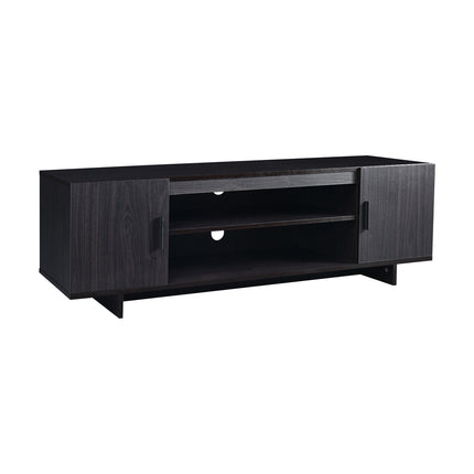 TV Stand for Up to 65 Inch TVs, 2 Cabinets, Shelves