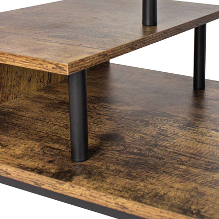 TV Stand with Open Shelves for 55-Inch Screens